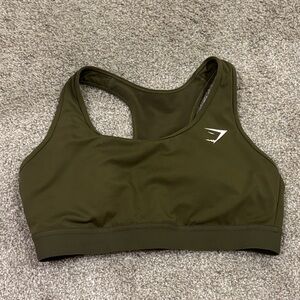 Gymshark Olive Green Sports Bra